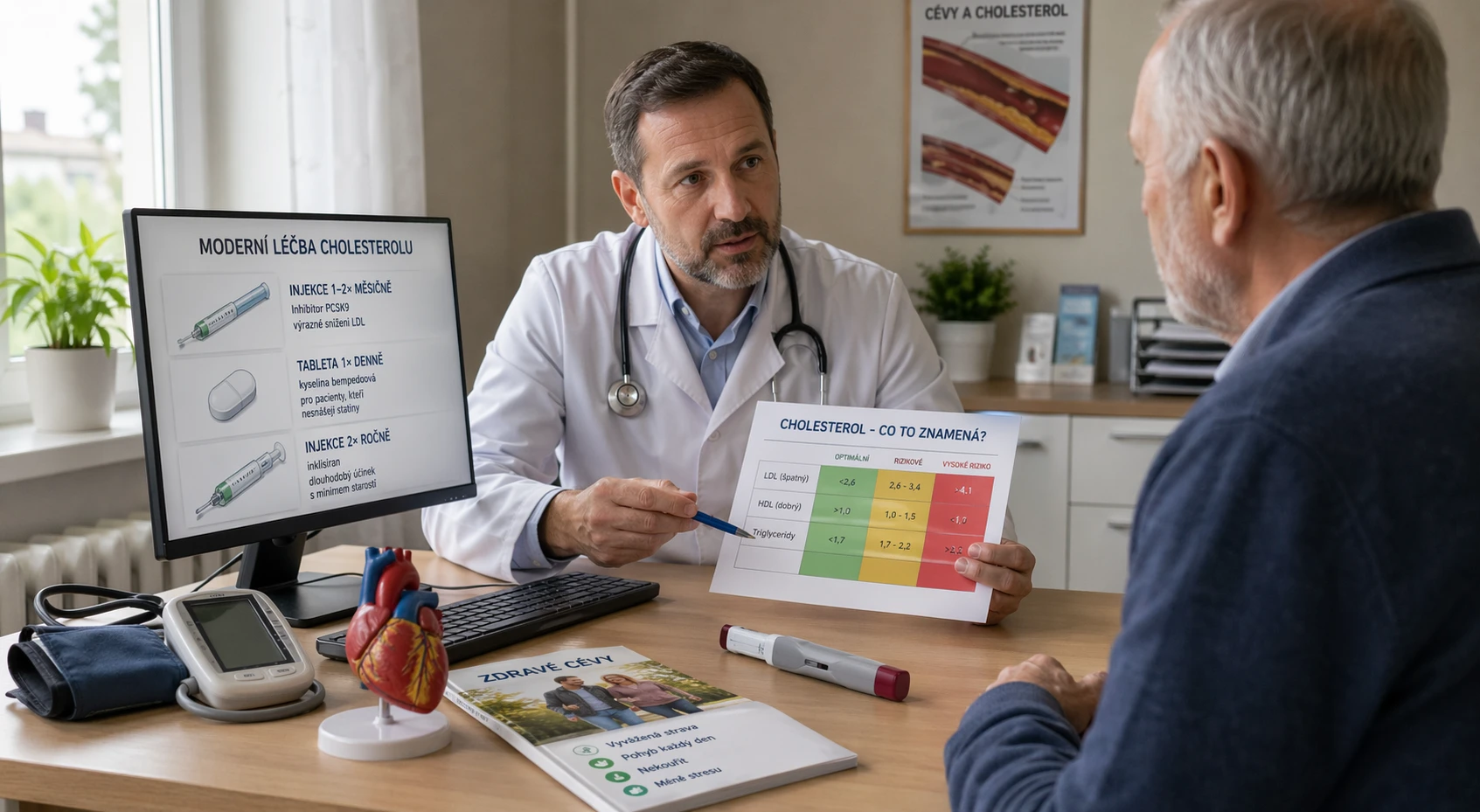 Nové léky na cholesterol 2026: Moderní metody léčby bez vedlejších účinků